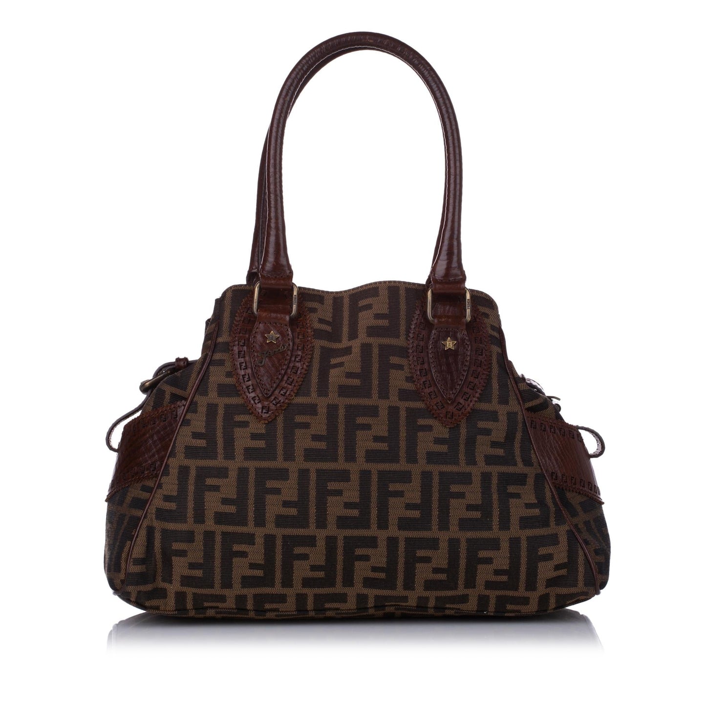 Fendi Zucca Etniko Canvas Shoulder Bag (29436)