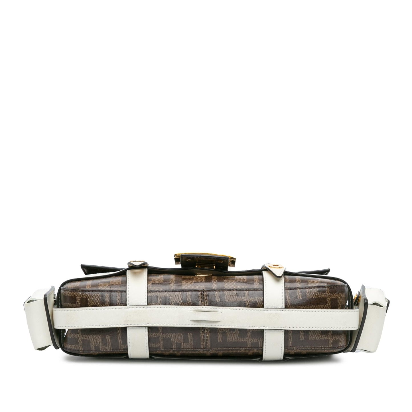Fendi Striped Jersey Baguette Satchel