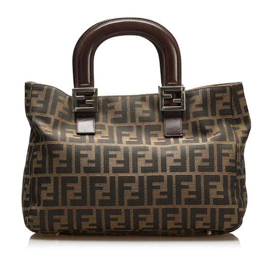 Fendi Zucca Handle Handbag (35887)