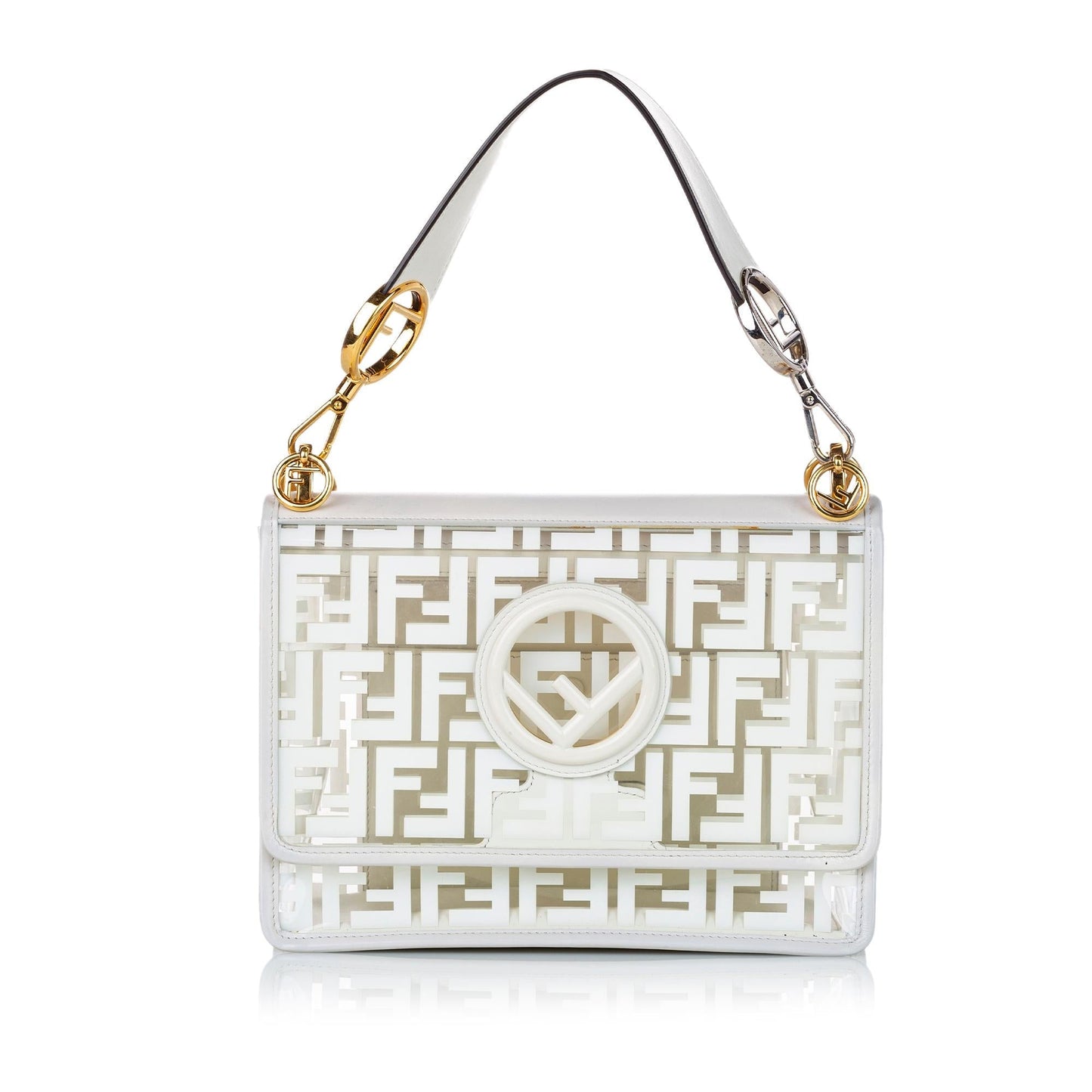 Fendi Zucca Kan I F PVC Satchel (31033)