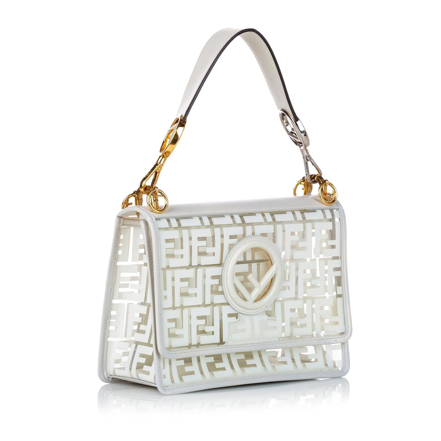 Fendi Zucca Kan I F PVC Satchel (31033)