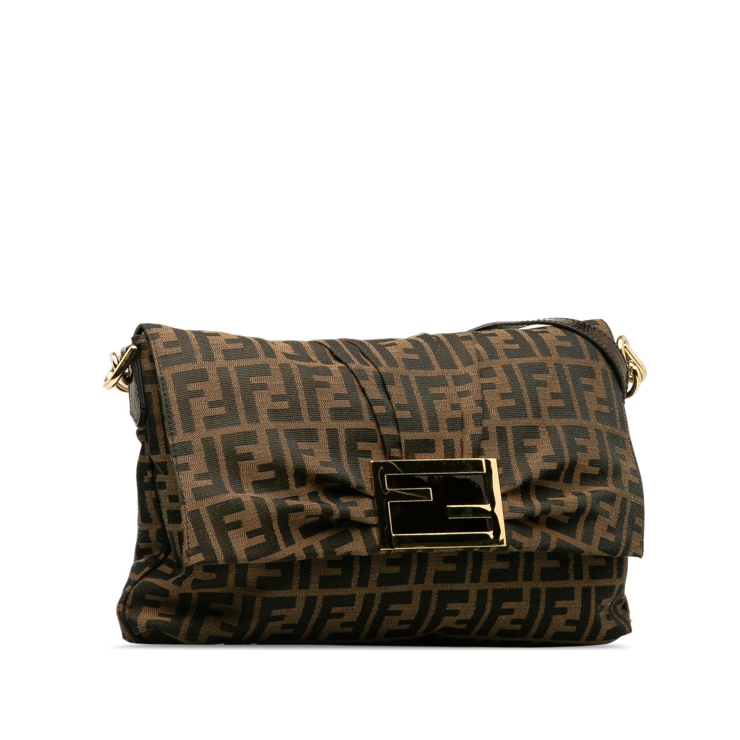 Fendi Zucca Mia Flap Crossbody Bag (qWmENi)