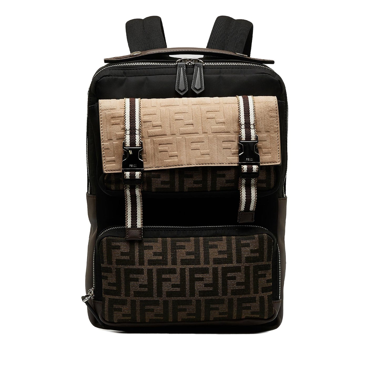 Fendi Zucca Multi Pocket Backpack (3ODPhV)