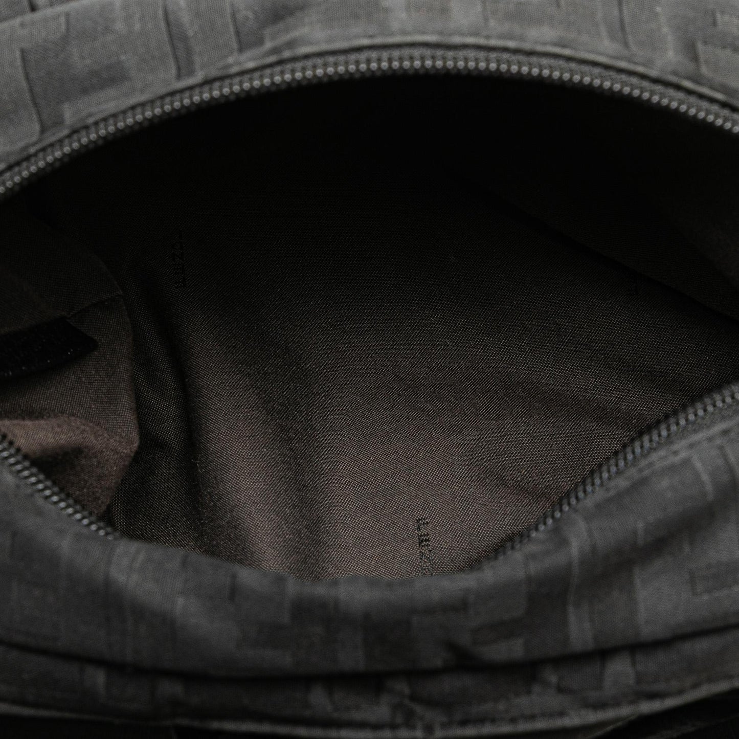 Fendi Leather Debossed Logo Bucket Bag