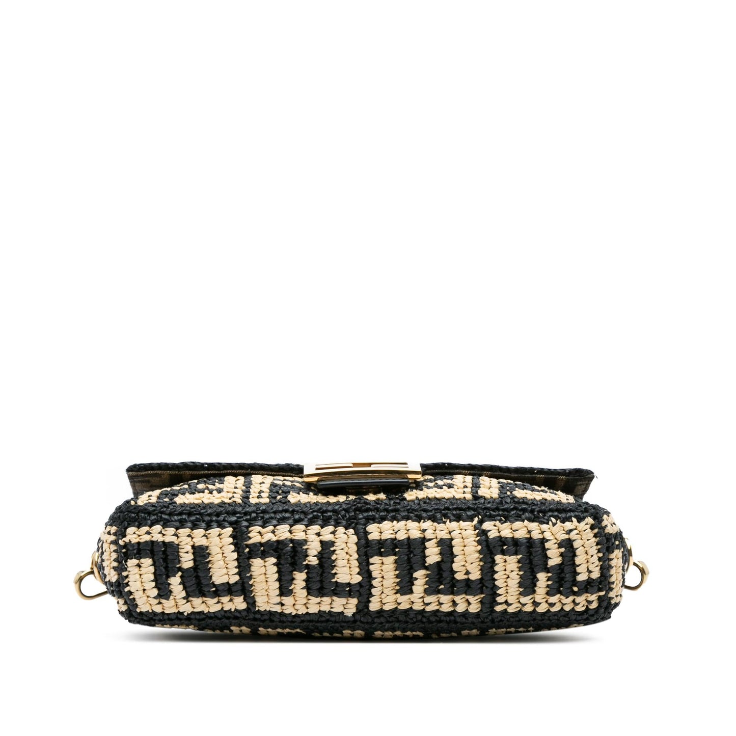 Fendi Zucca Raffia Baguette Satchel (nNJ0YF)
