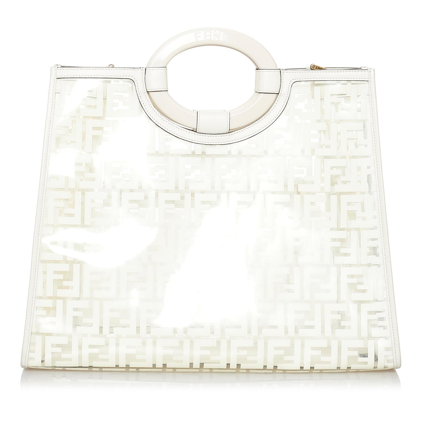 Fendi Zucca Runaway Shopper Satchel (29776)
