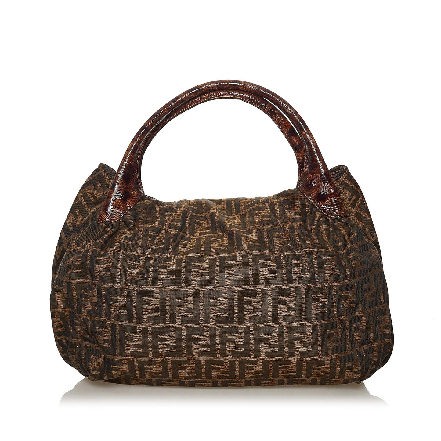 Fendi Zucca Spy Canvas Handbag (28363)