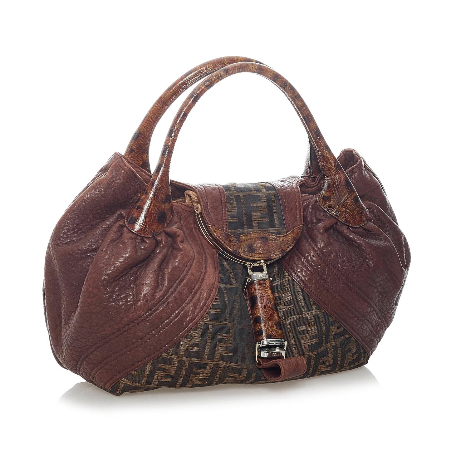 Fendi Zucca Spy Canvas Handbag (31897)