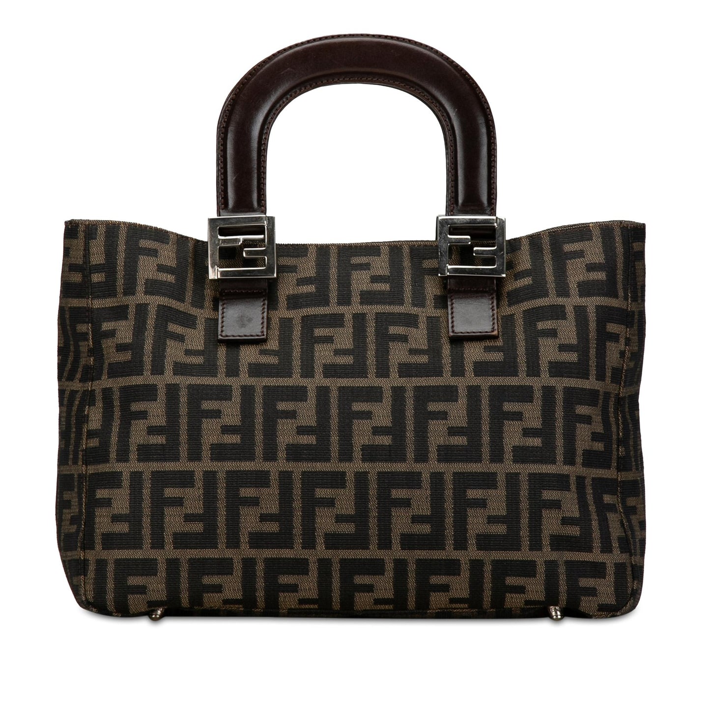 Fendi Zucca Twins Canvas Handbag (OGbi0G)