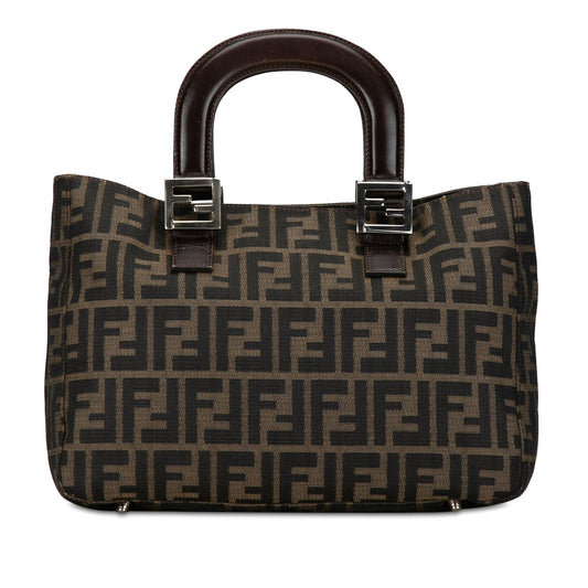 Fendi Zucca Twins Canvas Handbag (OGbi0G)