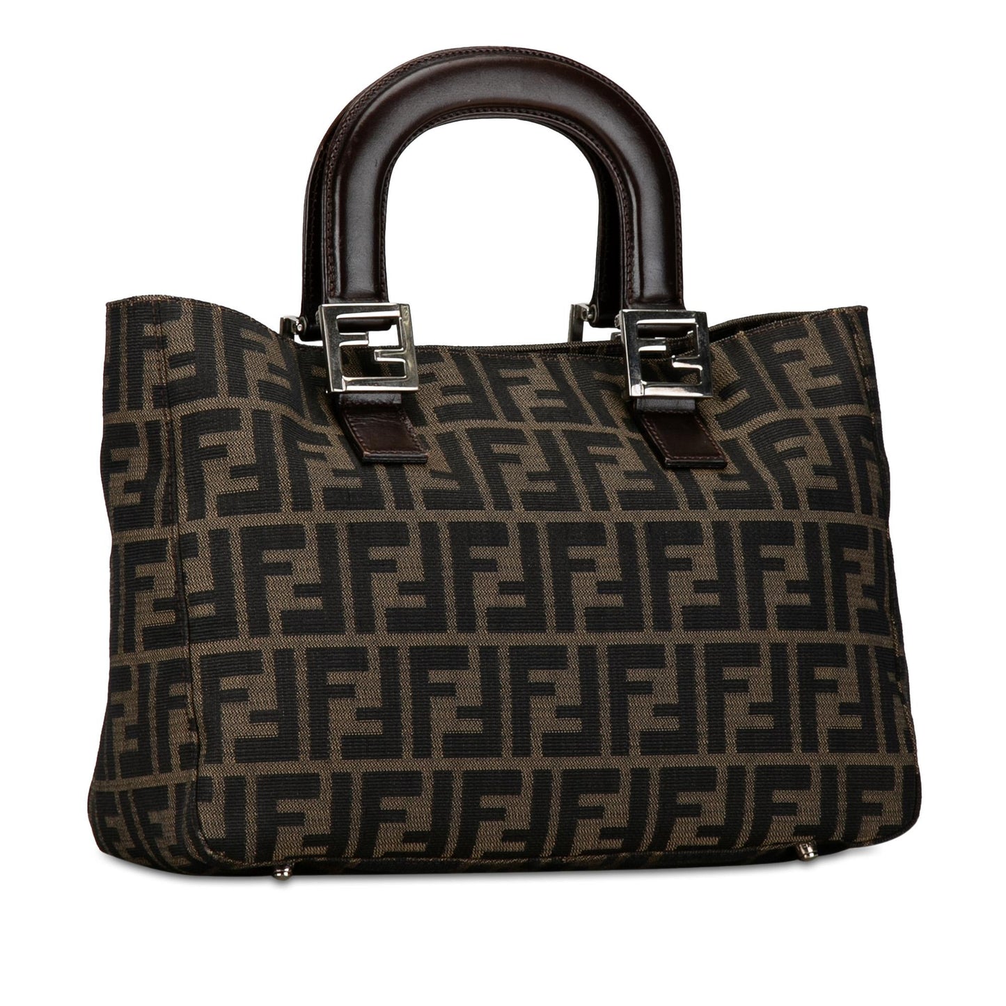 Fendi Zucca Twins Canvas Handbag (OGbi0G)