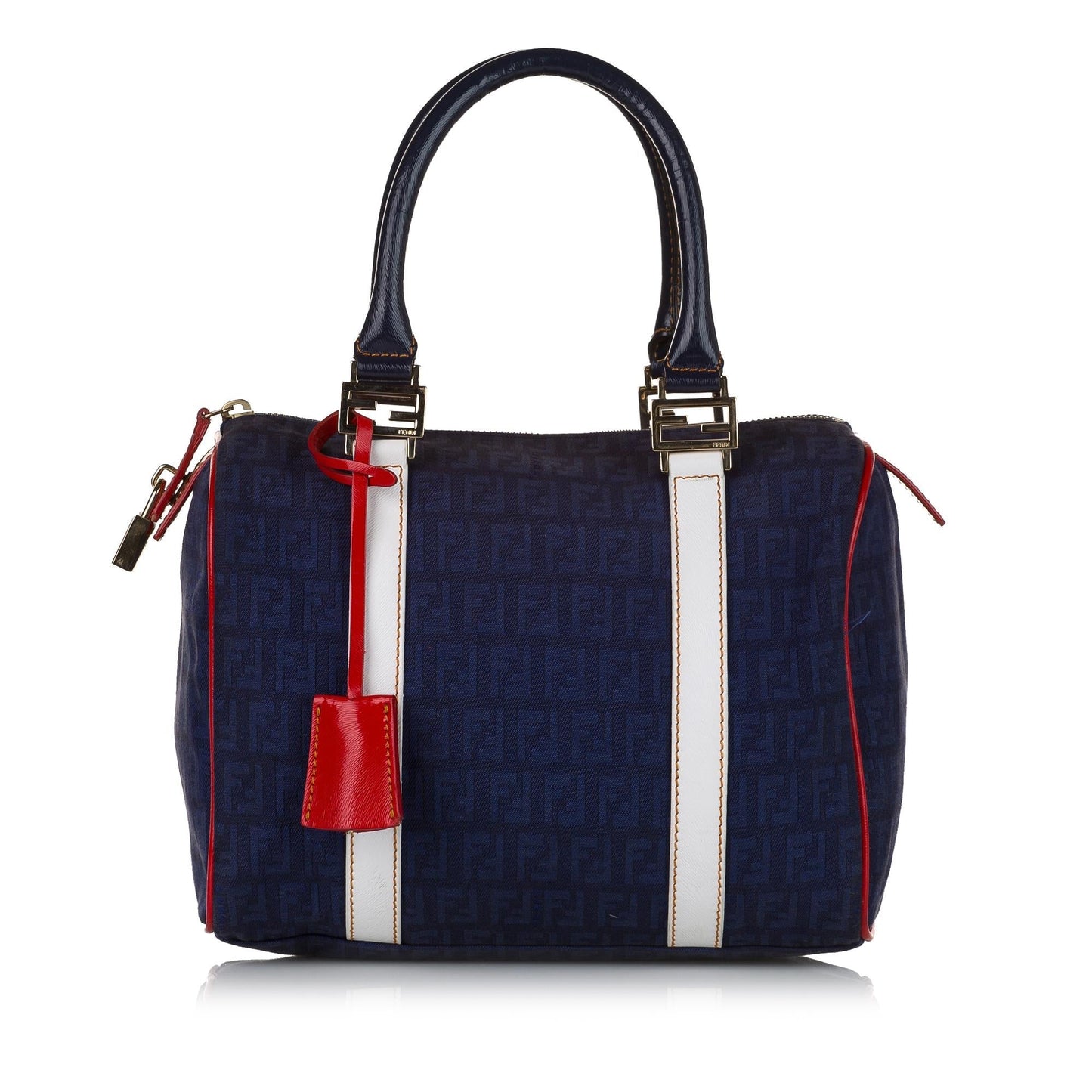 Fendi Zucchino Boston Bag (35933)