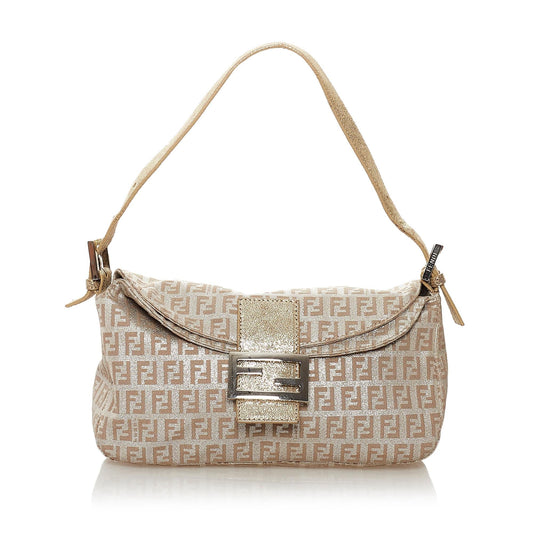 Fendi Zucchino Canvas Baguette (32750)