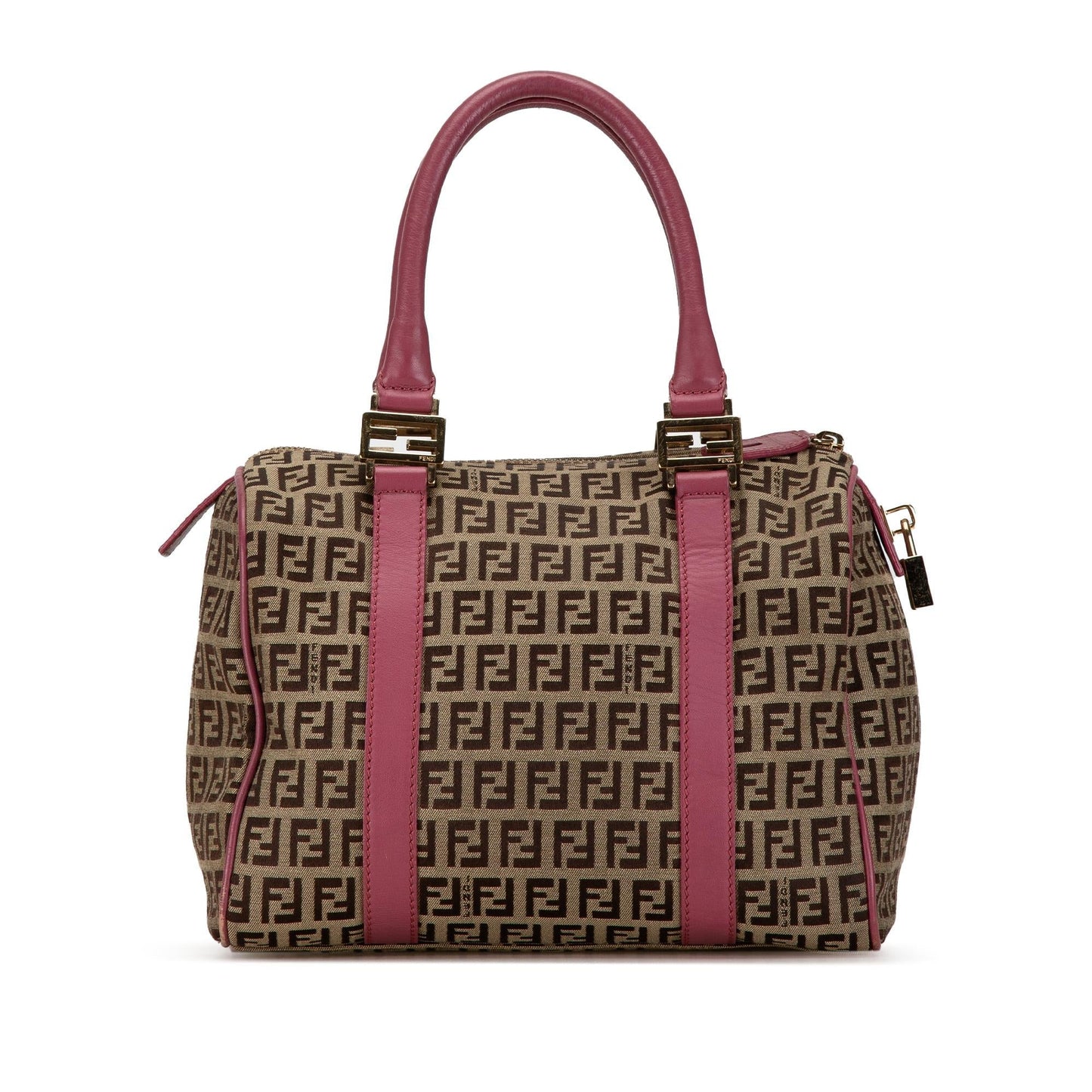 Fendi Zucchino Canvas Boston Bag (PFRtyP)