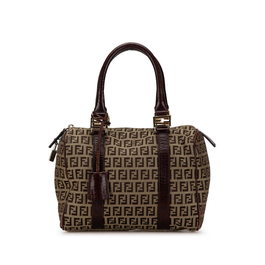 Fendi Zucchino Canvas Boston Bag (EwXUKb)