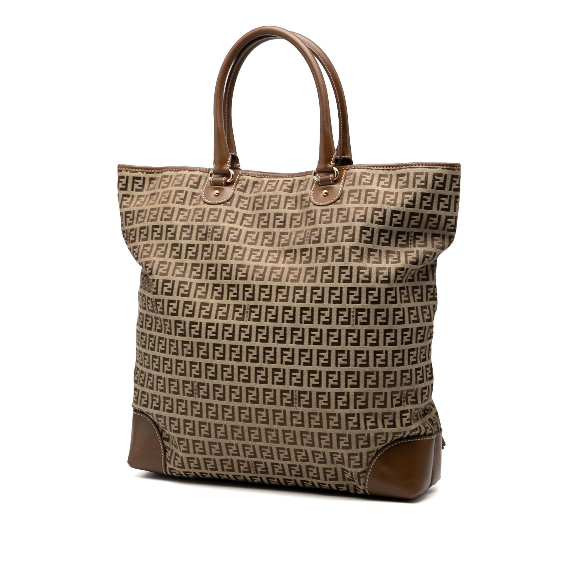 Fendi Zucchino Canvas Chef Shopping Tote