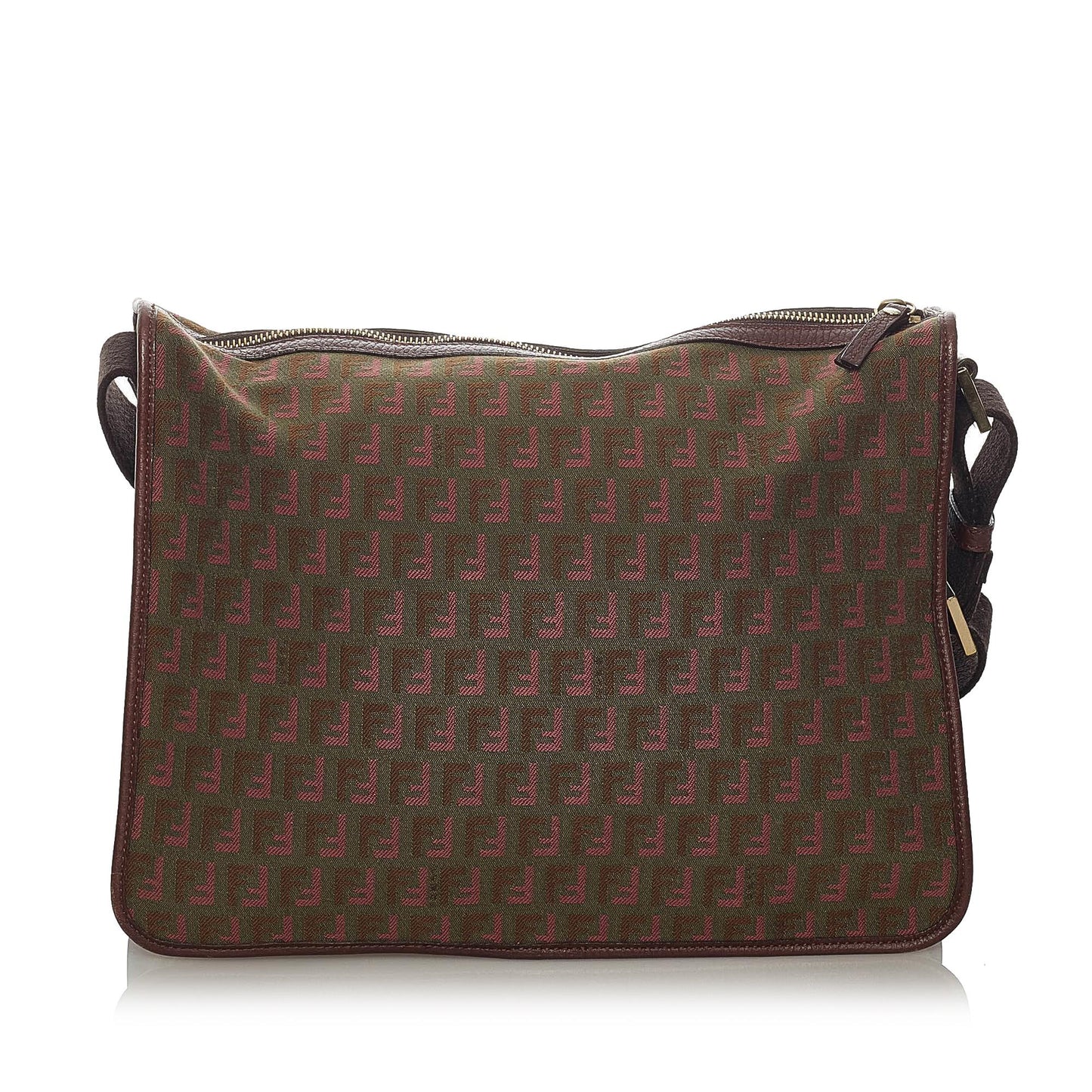 Fendi Zucchino Canvas Crossbody Bag (28797)