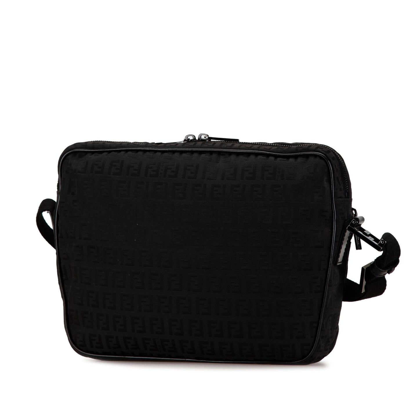 Fendi Zucchino Canvas Crossbody (SHG-Dy2RhL)