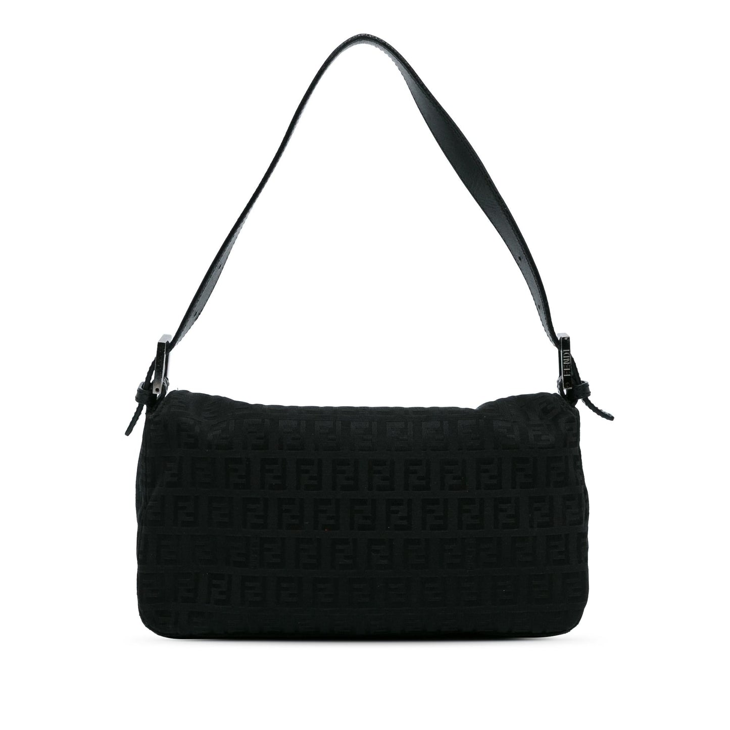 Fendi Zucchino Canvas Double Flap Baguette (l5oJft)