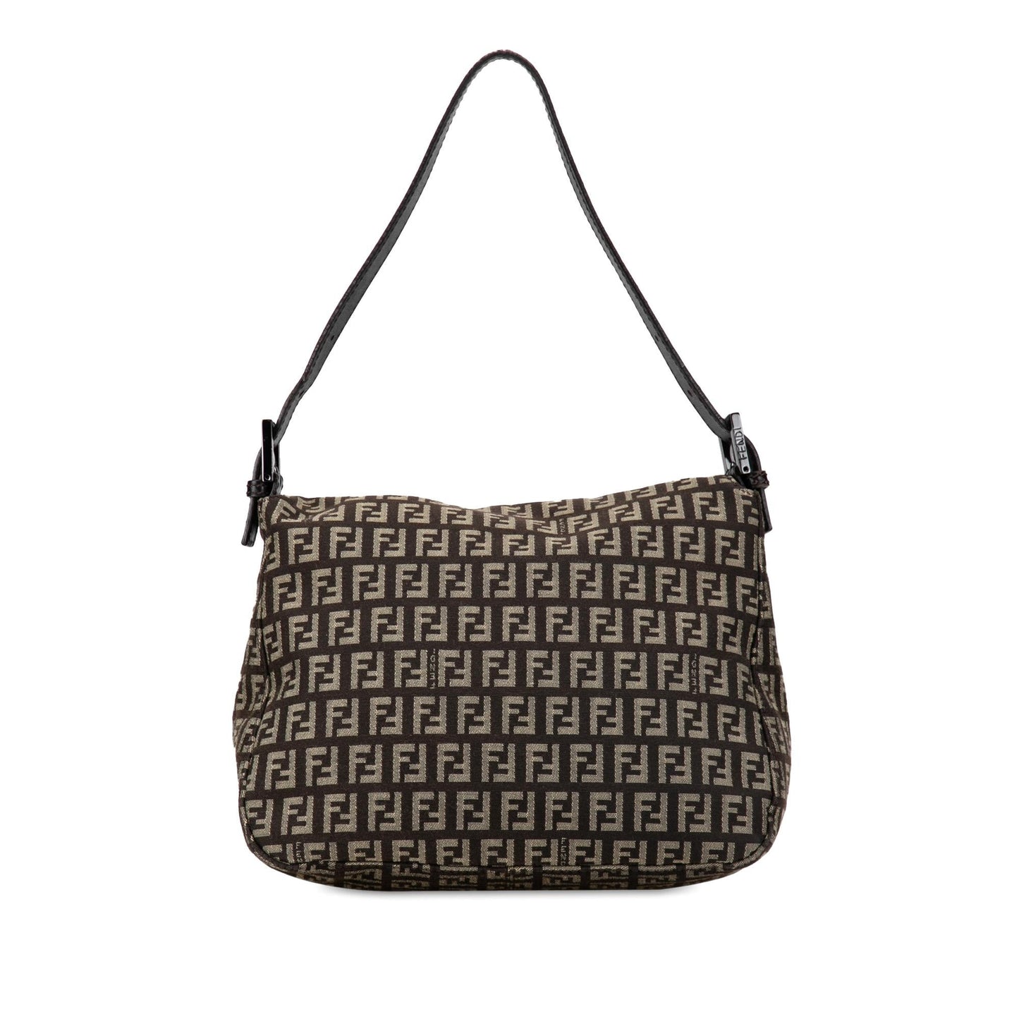Fendi Zucchino Canvas Double Flap Mamma (R2s1ys)