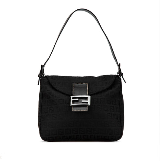 Fendi Zucchino Canvas Double Flap Mamma (gMXeou)