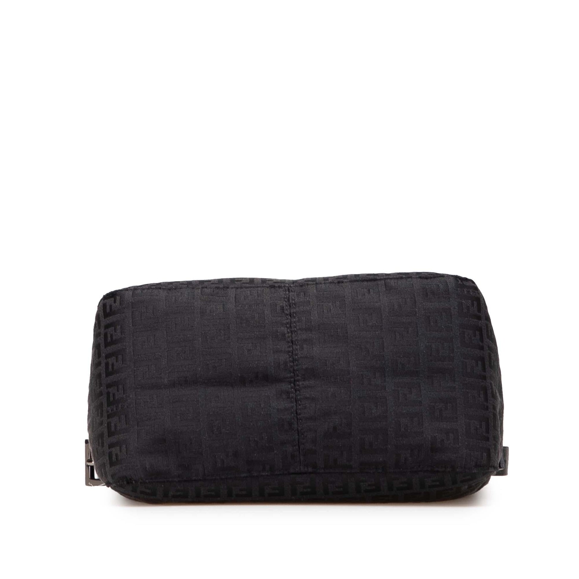 Fendi Mini Zucca Embossed Leather Baguette Satchel