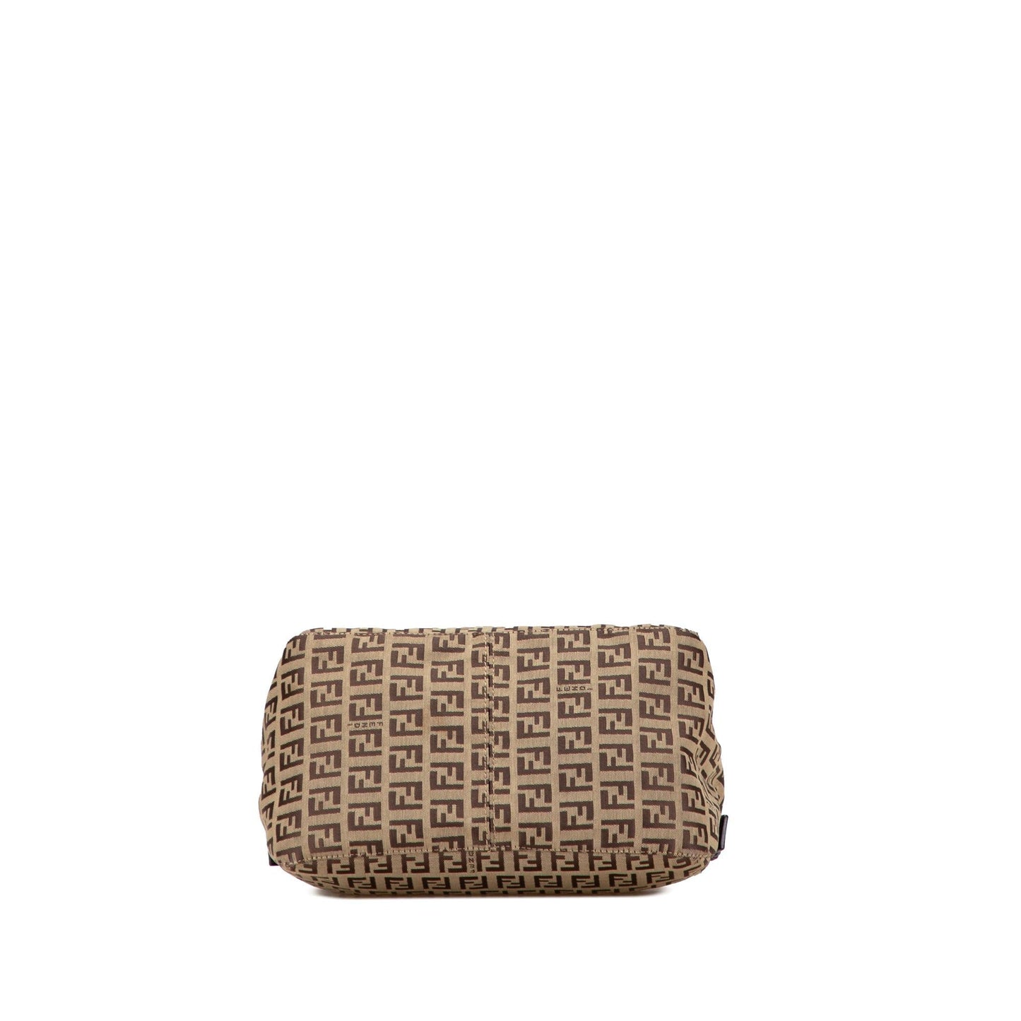 Fendi Zucchino Canvas Double Flap Mamma