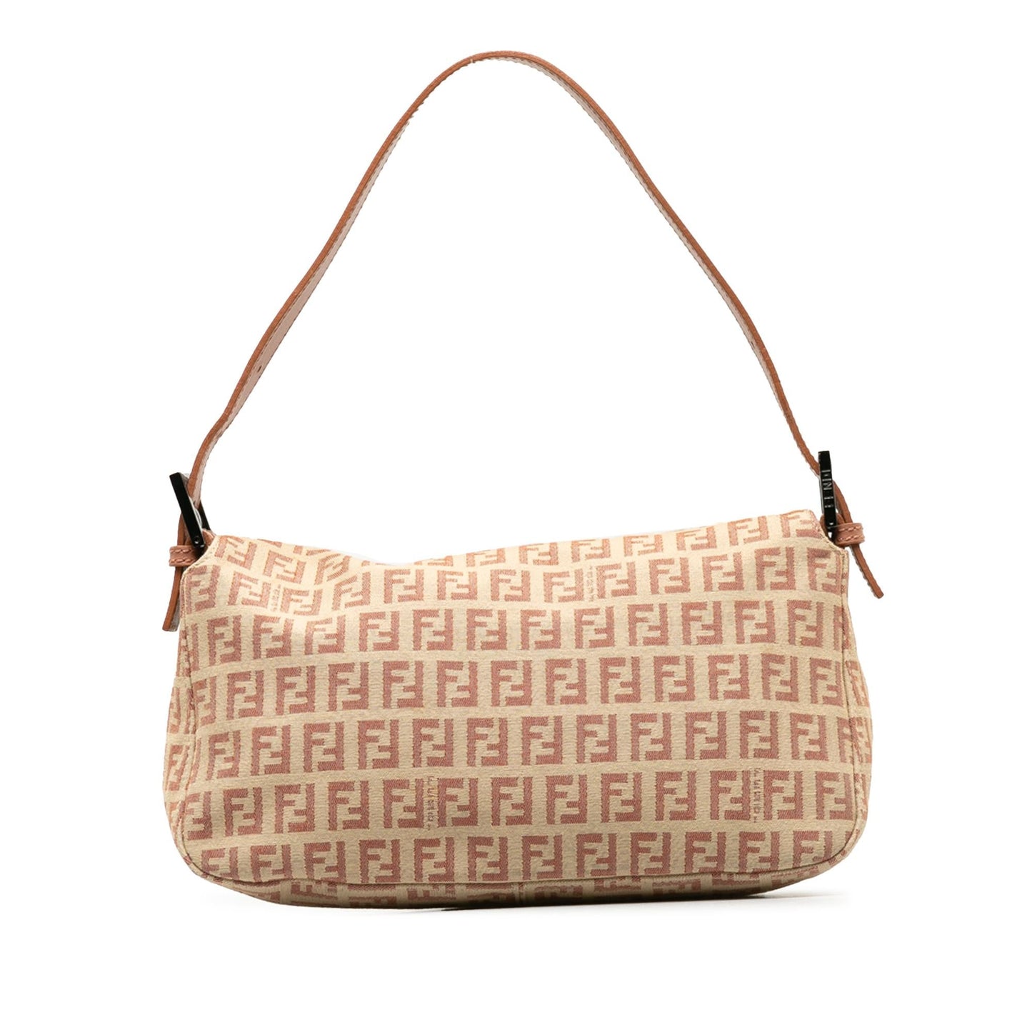 Fendi Zucchino Canvas Double Flap Shoulder Bag (Kqd5RW)
