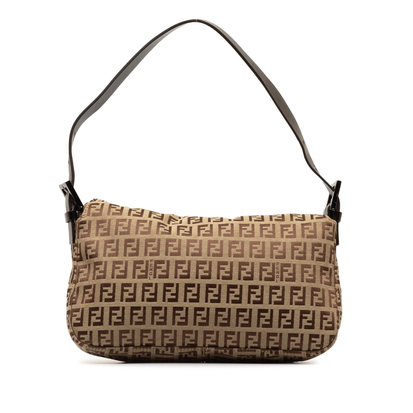Fendi Zucchino Canvas Double Flap Shoulder Bag (dmMzhN)
