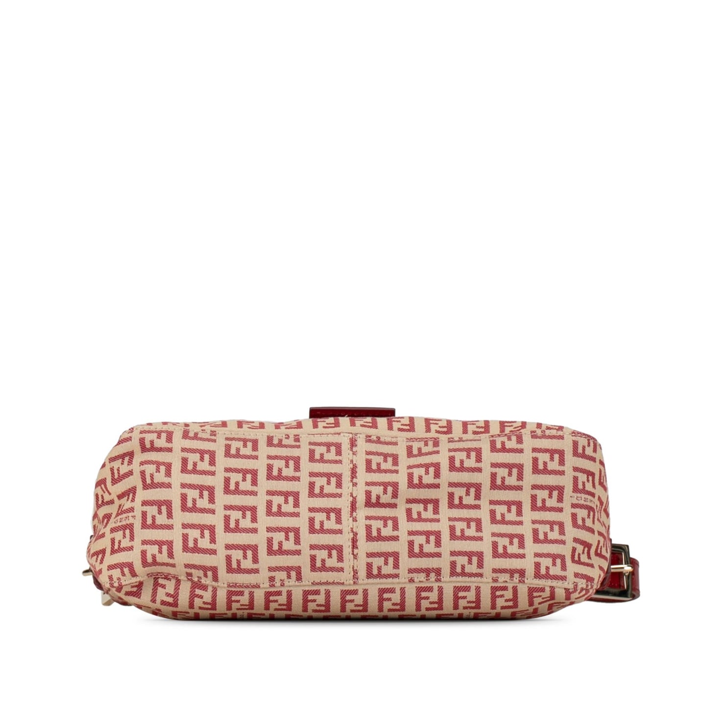 Fendi Zucchino Canvas Double Flap Shoulder Bag (FSL5cl)