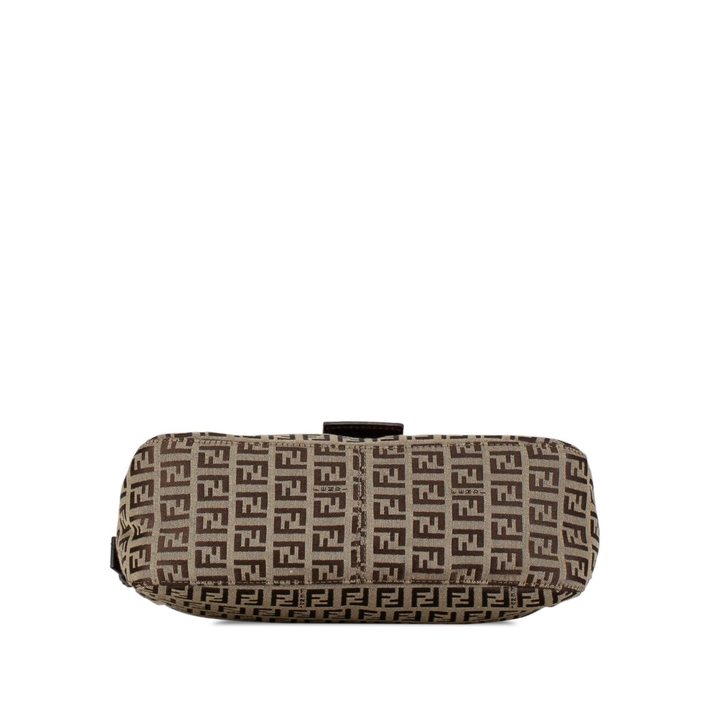 Fendi Zucchino Canvas Double Flap Shoulder Bag (mBkFfe)
