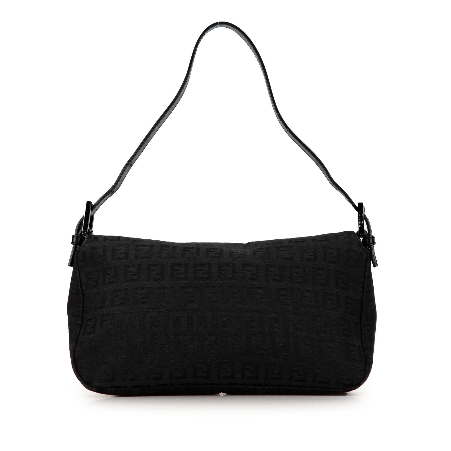 Fendi Zucchino Canvas Double Flap Shoulder Bag (CGy5Y0)