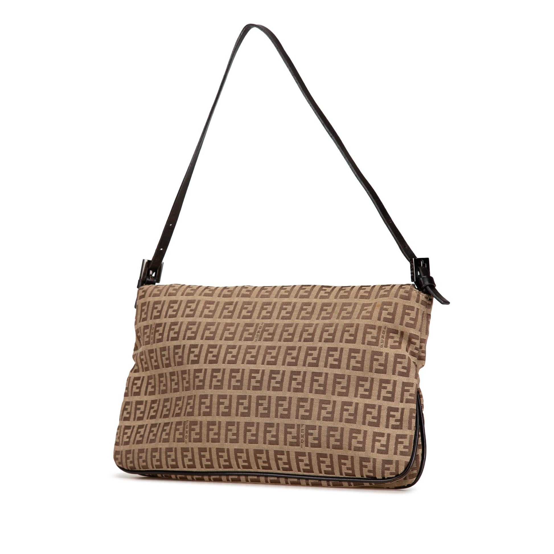 Fendi Large Nylon Fendi Faces Tote