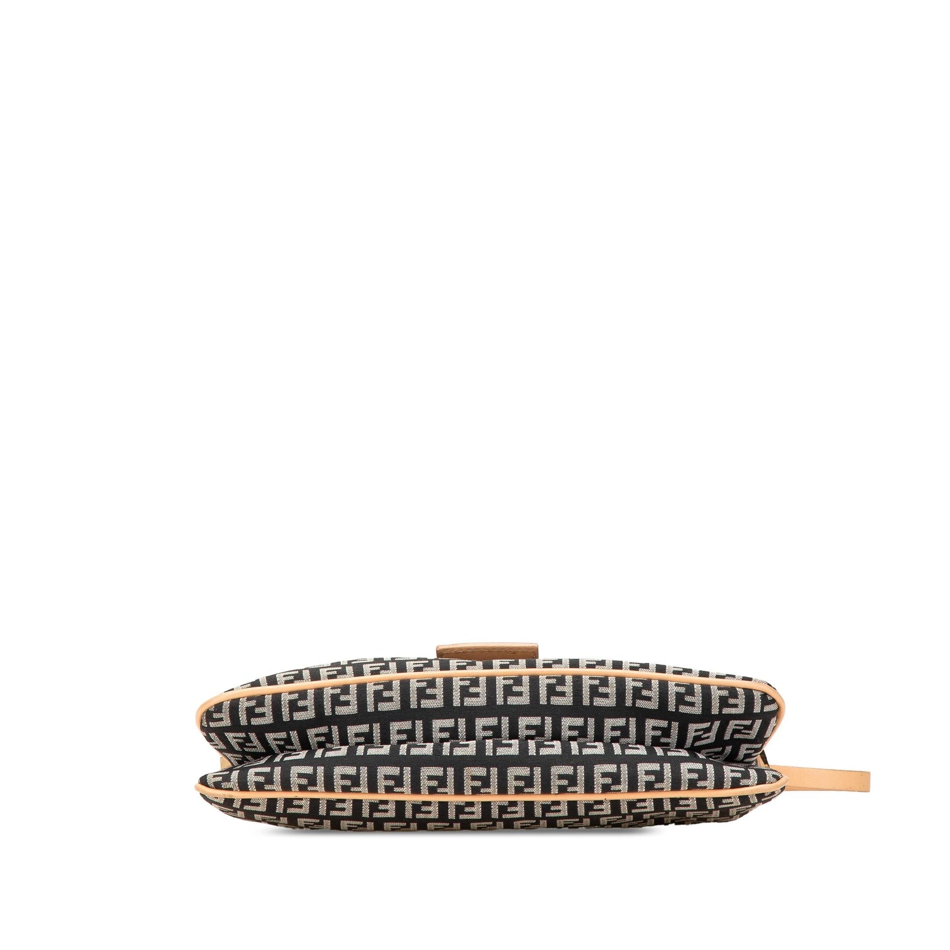 Fendi Zucca Canvas Shoulder Bag
