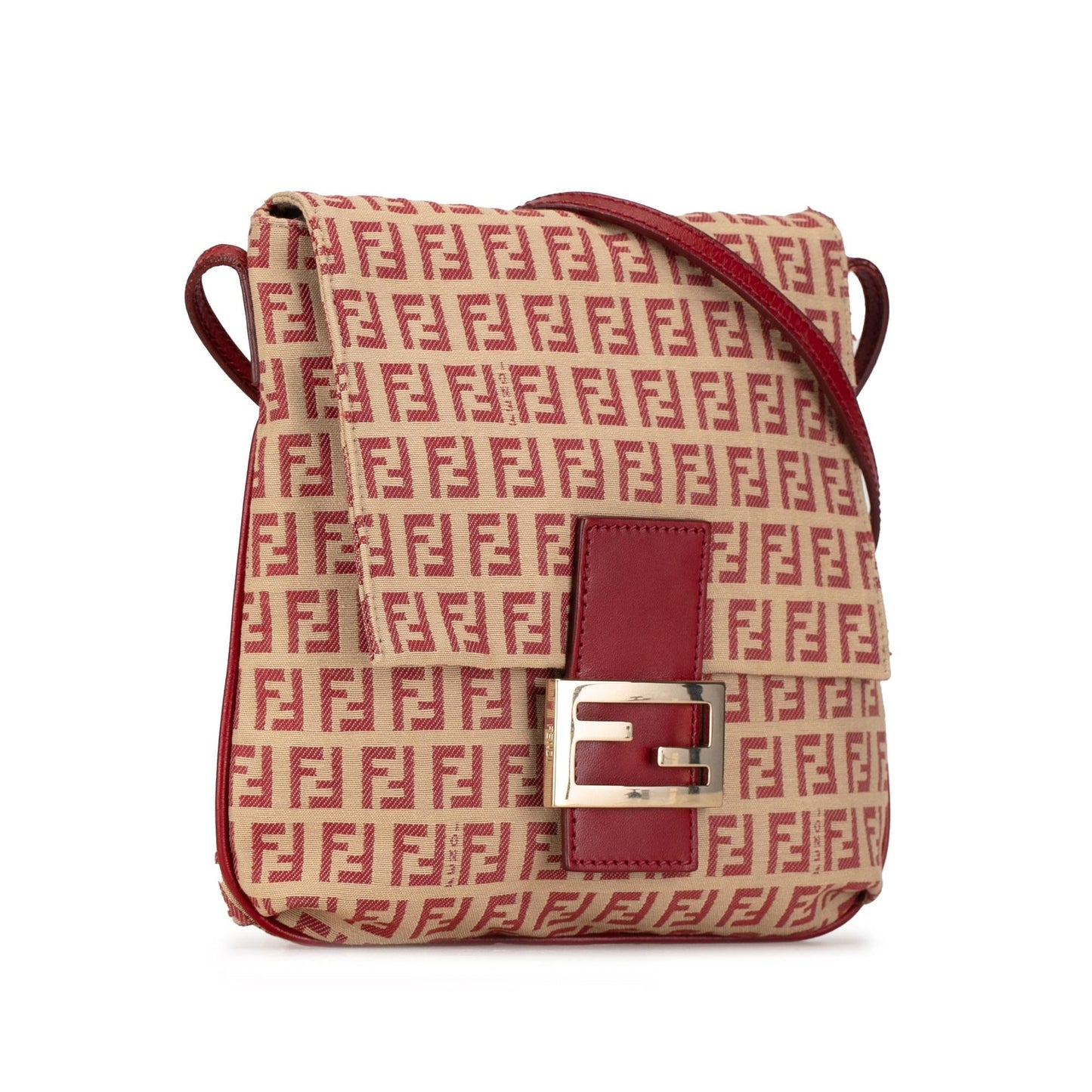 Fendi Zucchino Canvas Flap Crossbody (KlWpqN)