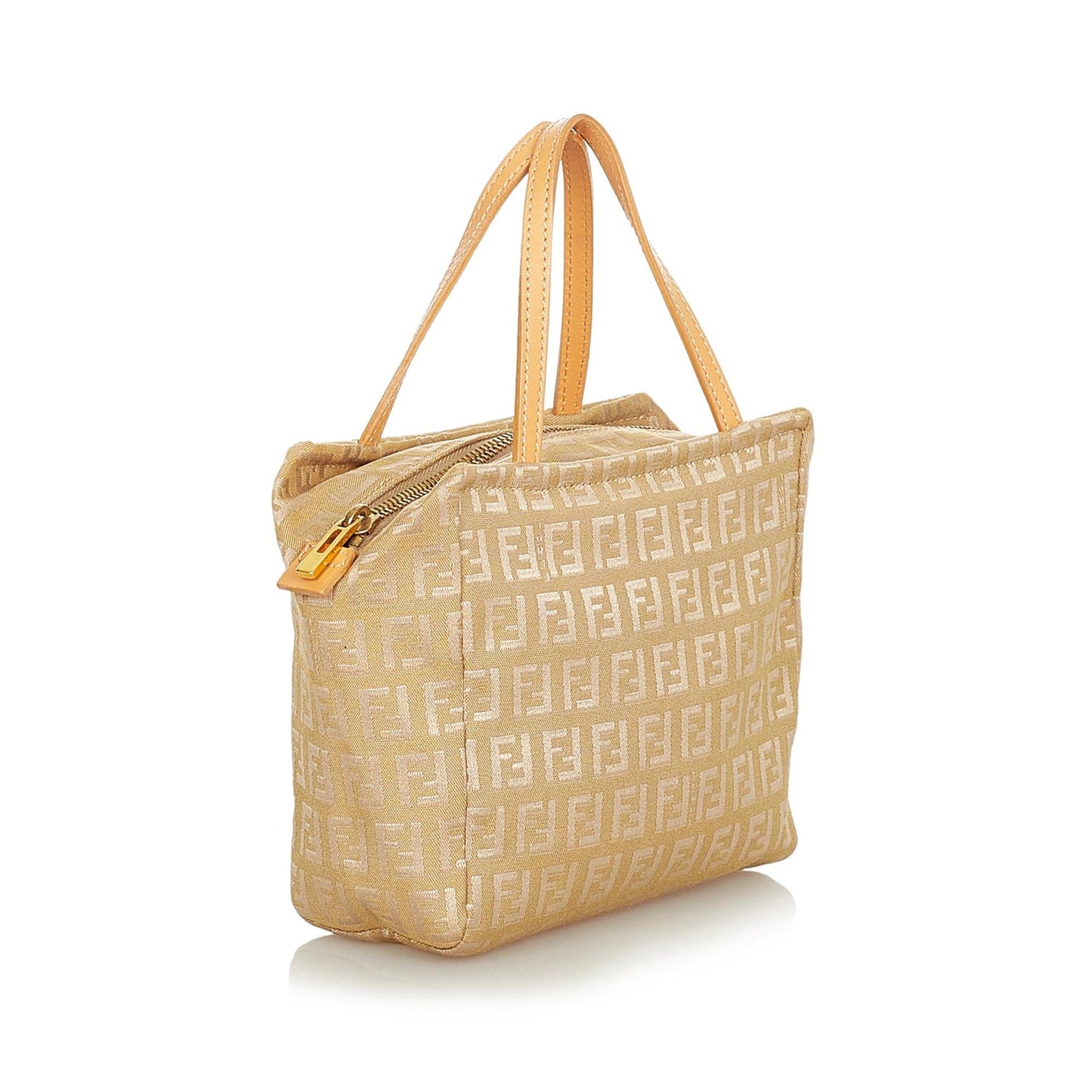 Fendi Zucchino Canvas Handbag (24517)
