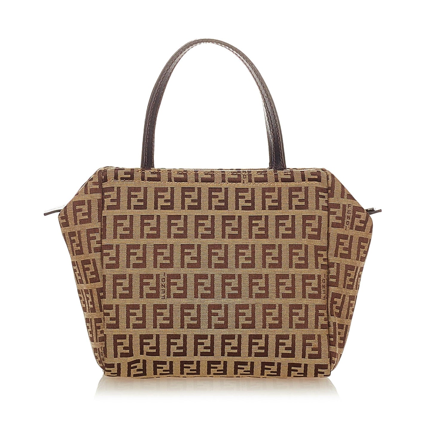 Fendi Zucchino Canvas Handbag (26432)