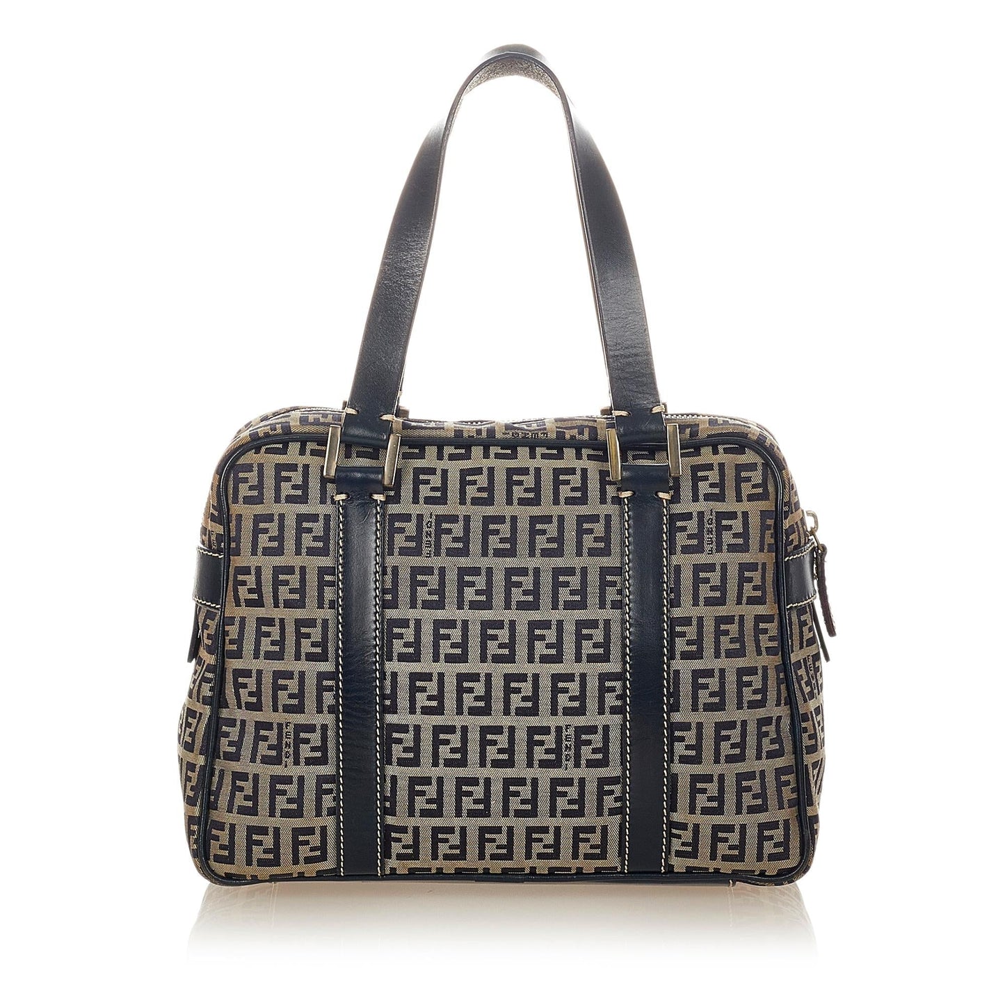 Fendi Zucchino Canvas Handbag (26622)