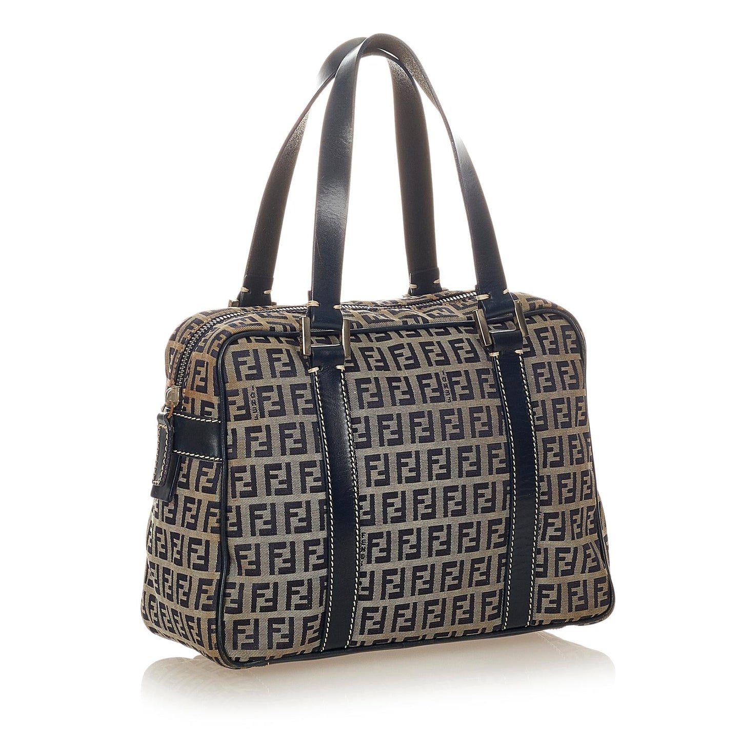 Fendi Zucchino Canvas Handbag (26622)