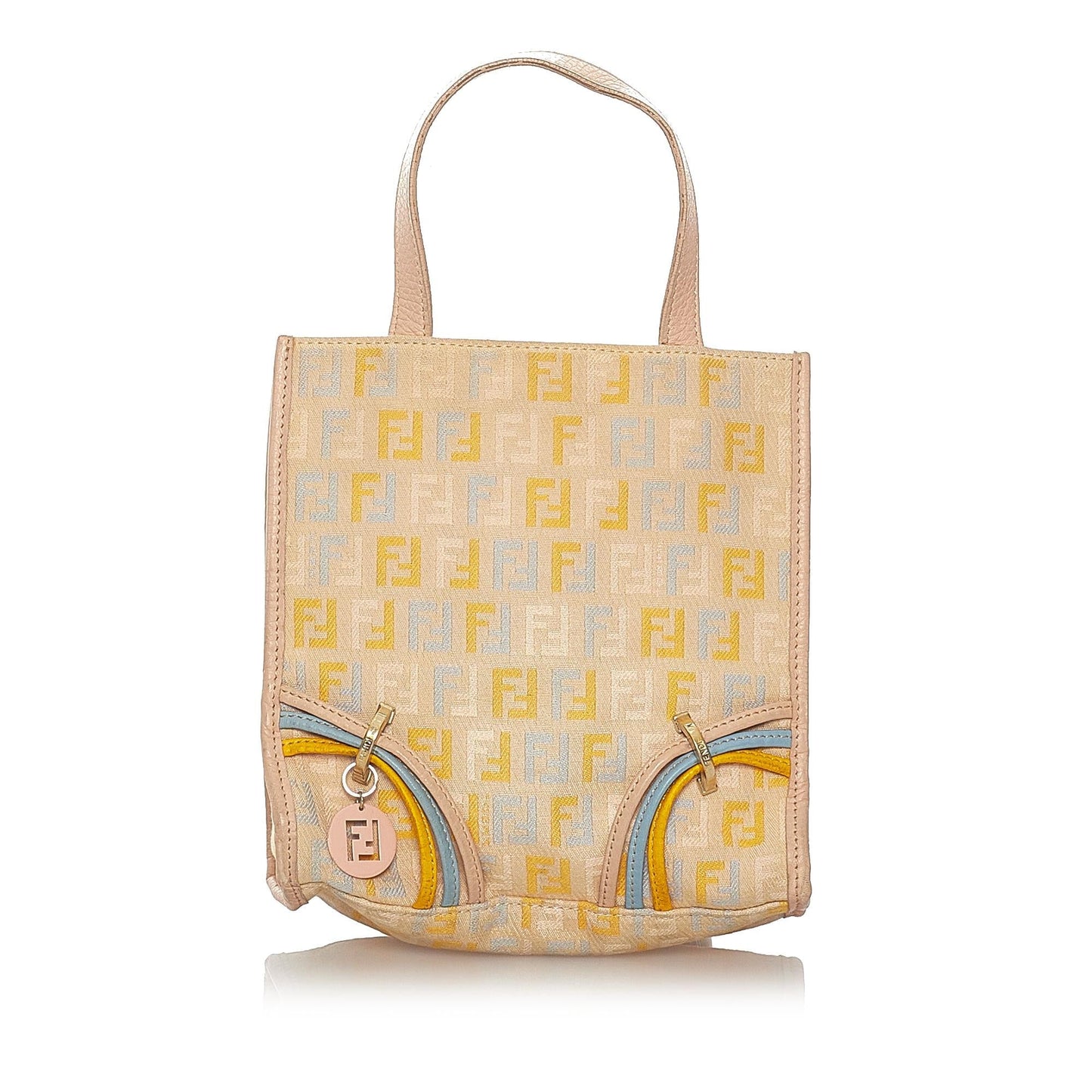Fendi Zucchino Canvas Handbag (27279)