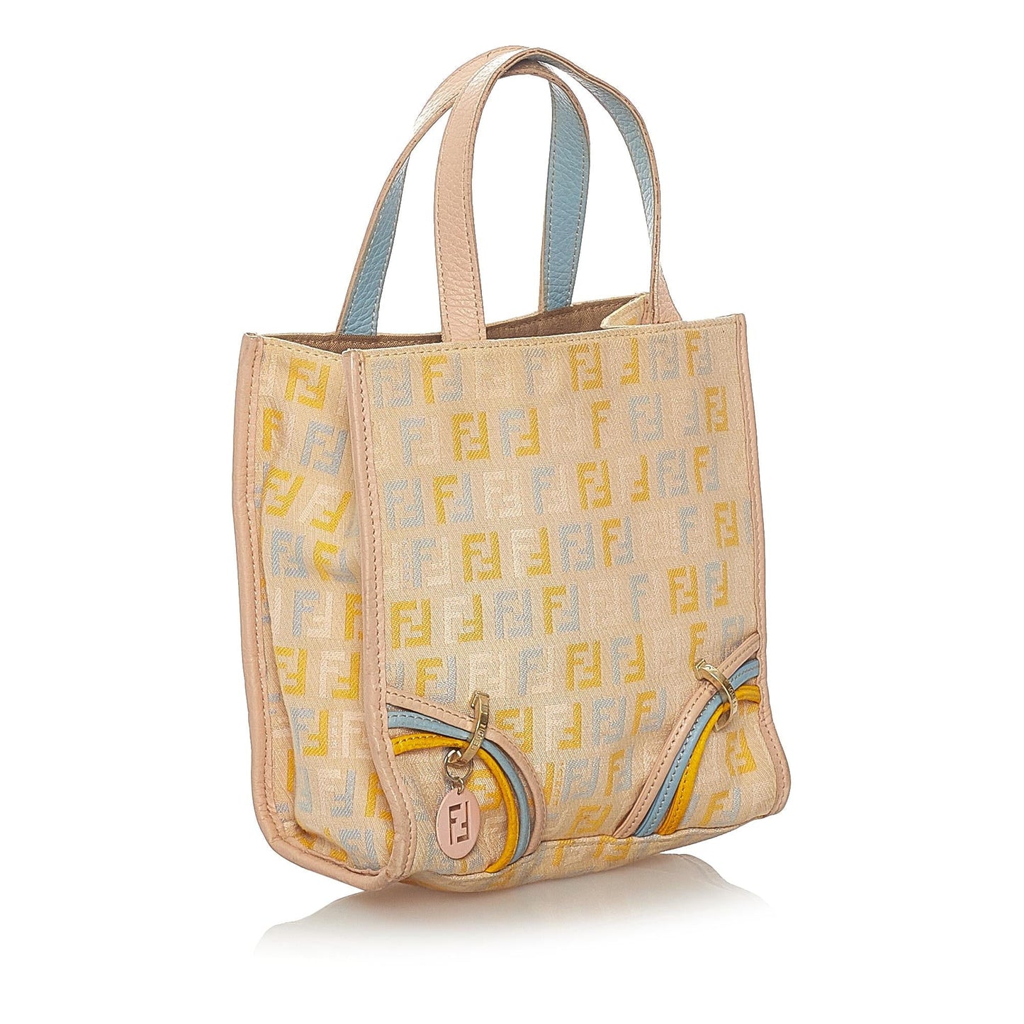 Fendi Zucchino Canvas Handbag (27279)