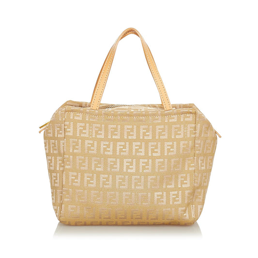 Fendi Zucchino Canvas Handbag (31864)