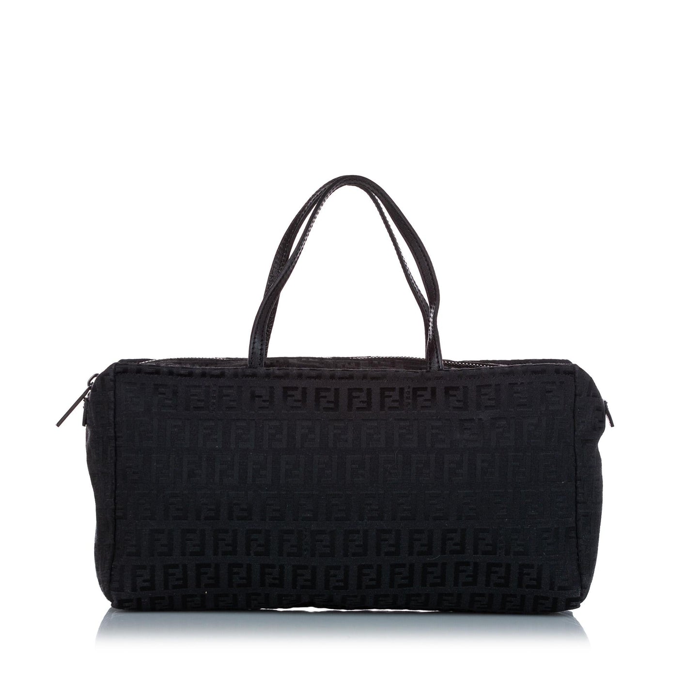Fendi Zucchino Canvas Handbag (32470)