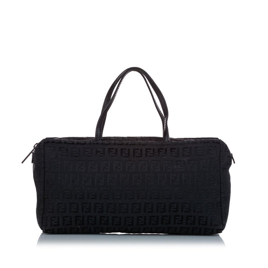 Fendi Zucchino Canvas Handbag (32470)