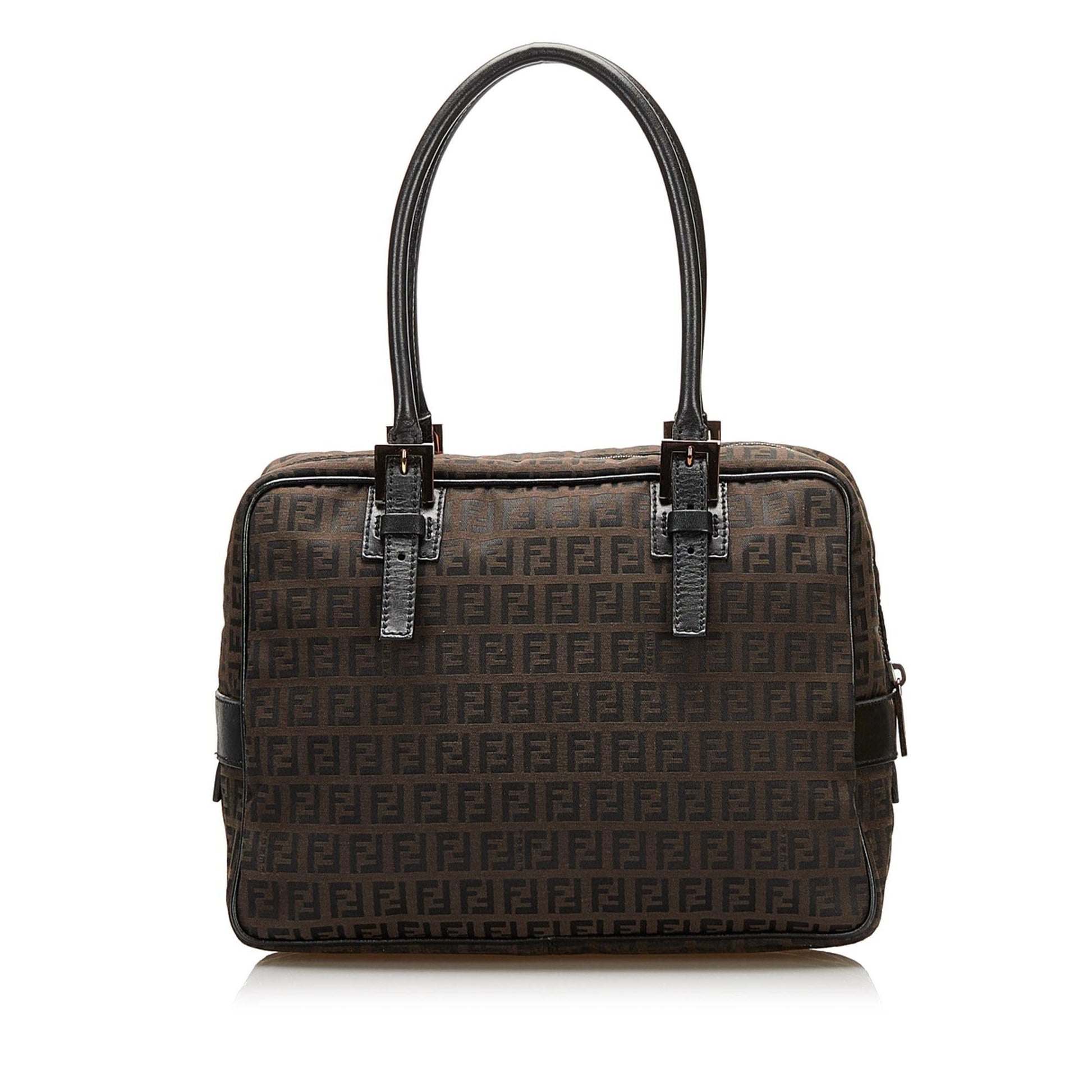 Fendi Zucchino Canvas Handbag