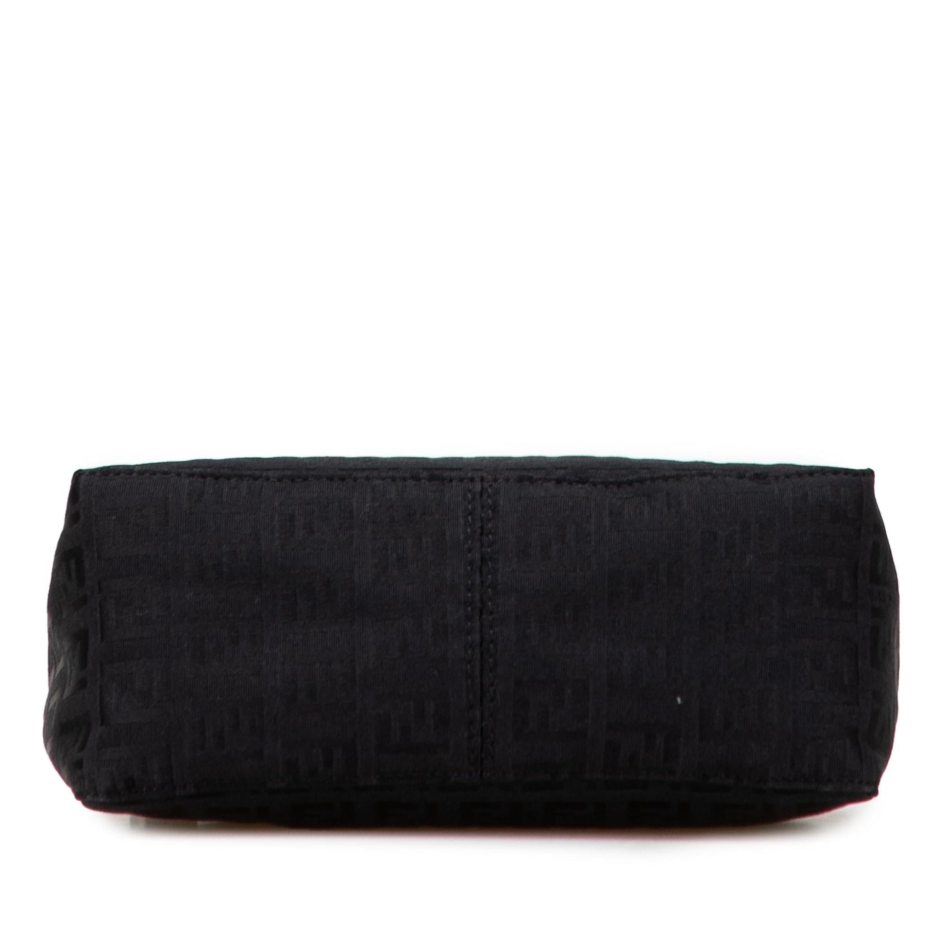 Fendi Zucca Embossed Velvet Baguette Satchel