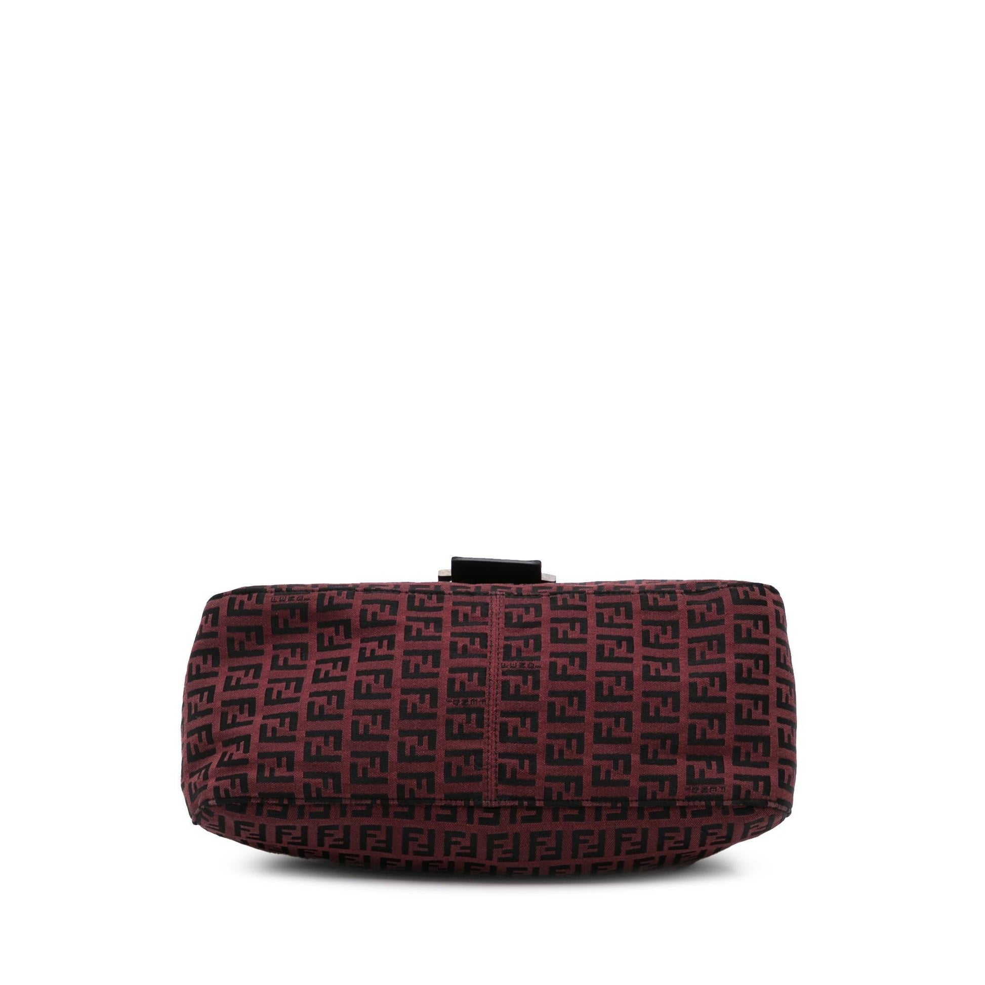 Fendi Mini Zucca Glazed Fabric Cage Baguette Satchel