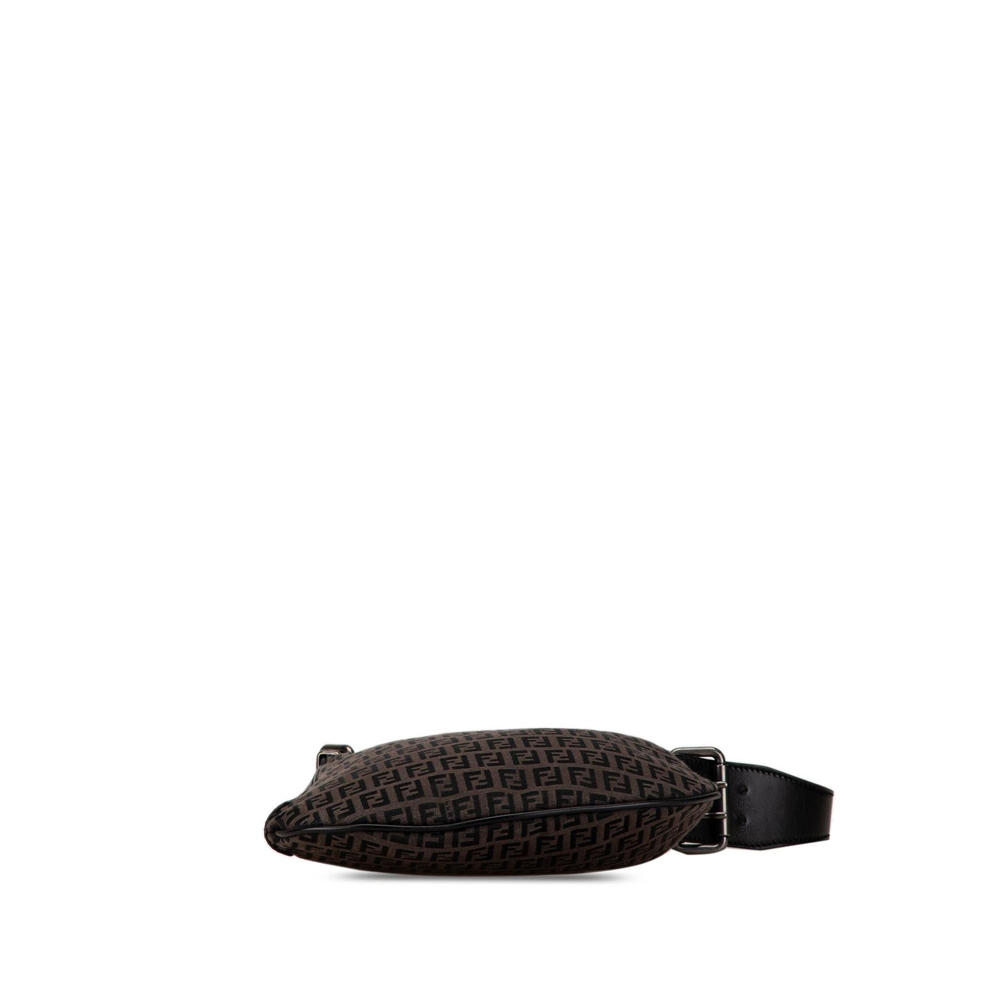 Fendi Zucchino Canvas Oyster Shoulder Bag (MyLE1w)