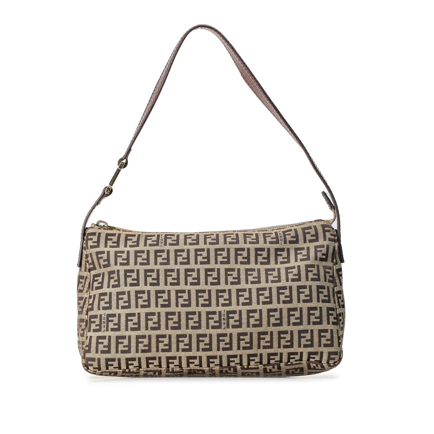 Fendi Zucchino Canvas Pochette (TSIgaH)