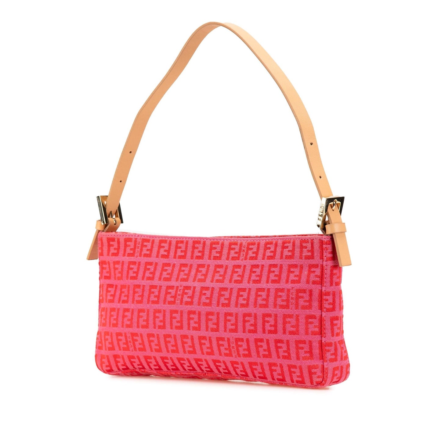 Fendi Zucchino Canvas Shoulder Bag